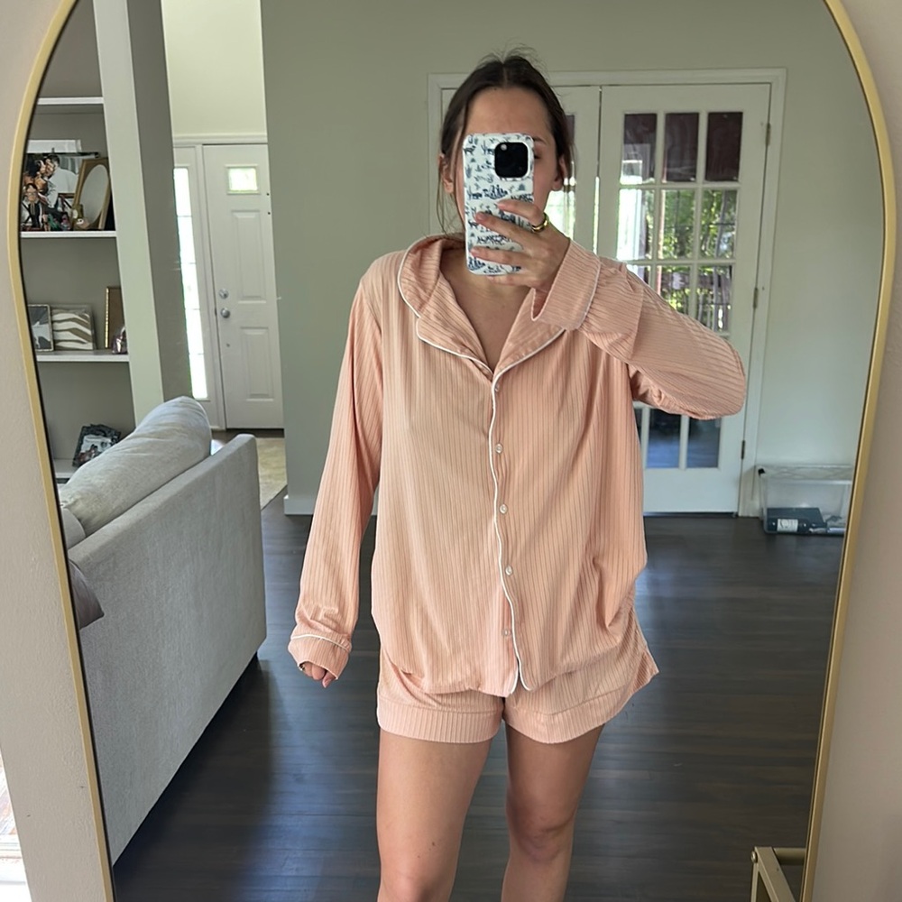 Women's Peach Pajama Set